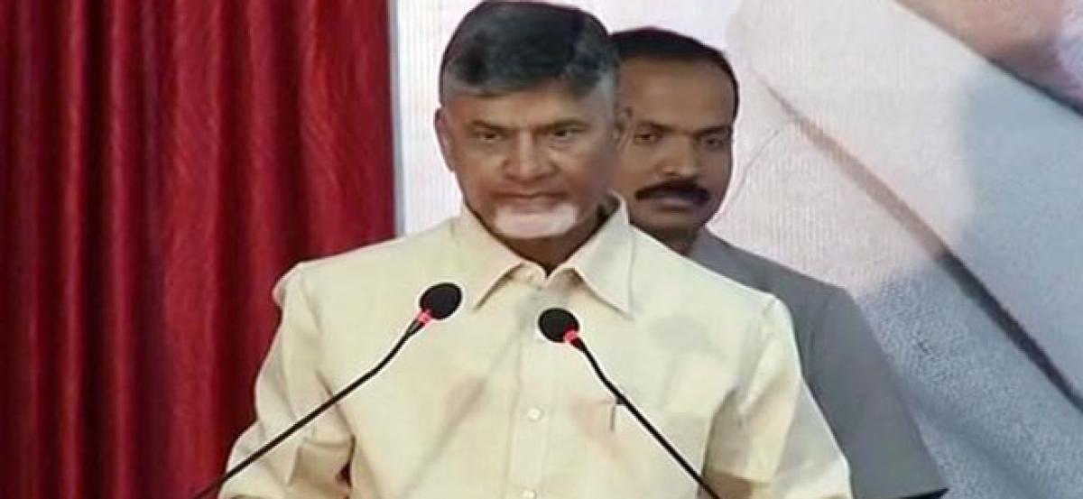 Andhra CM accuses BJP of hatching conspiracy against TDP