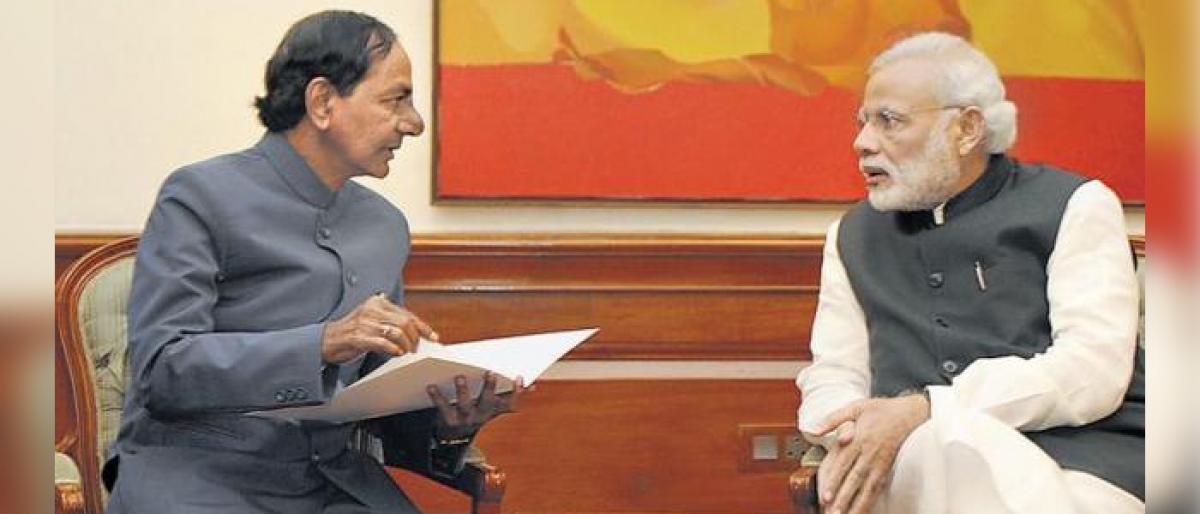 KCR FOR DELHI TODAY : Quota, zonal system to find place in CM-PM talks