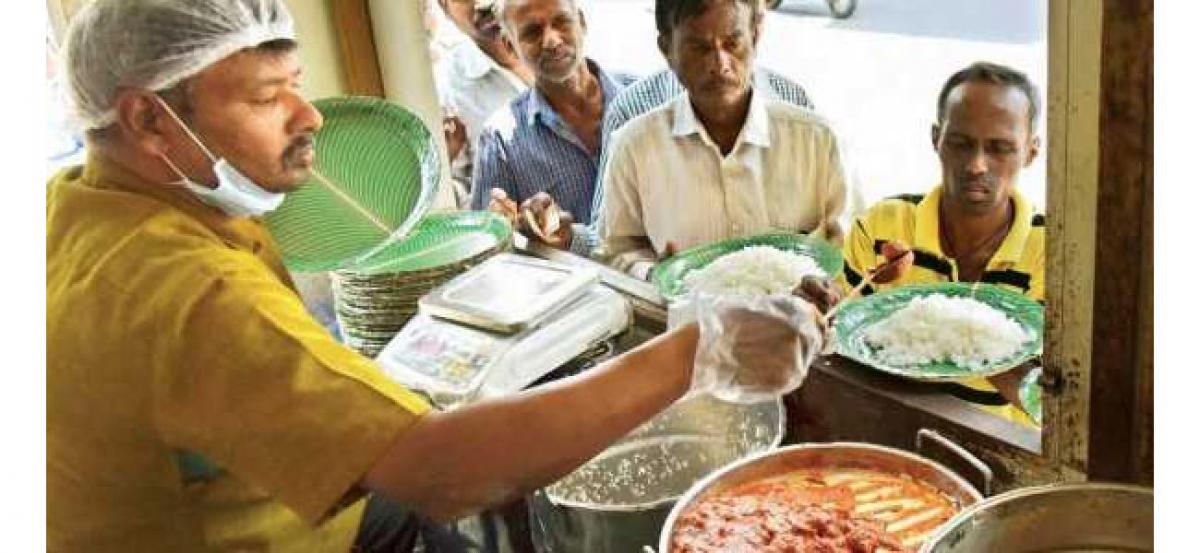 Annapurna canteens adopt steel utensils in view of plastic ban