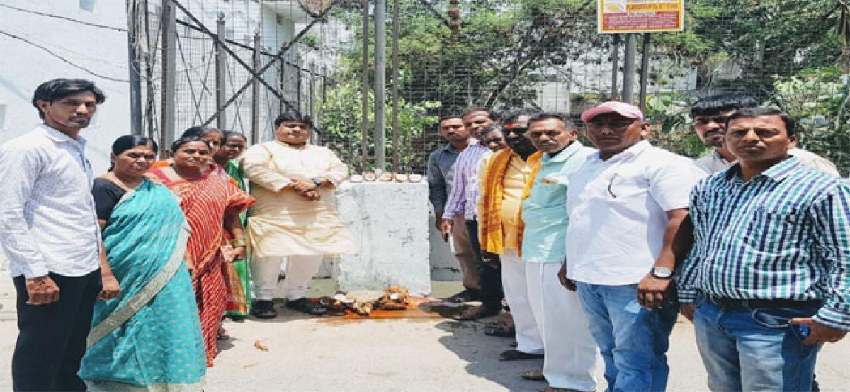 Corporator inaugurates desalination works