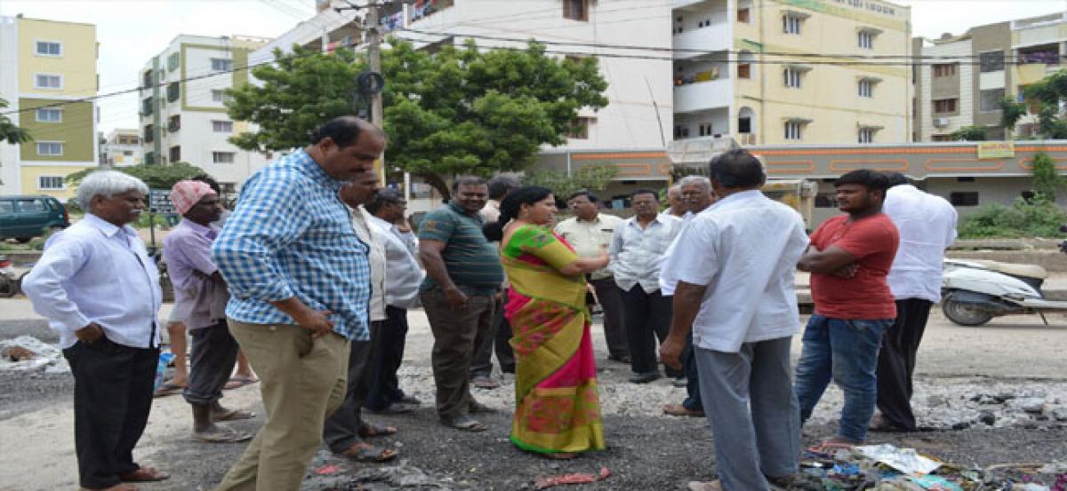 Corporator assures residents to resolve civic issues