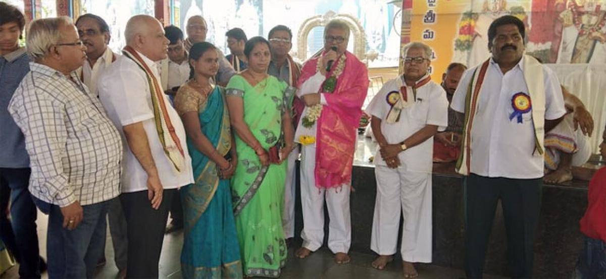 Corporator attends Upanayanam