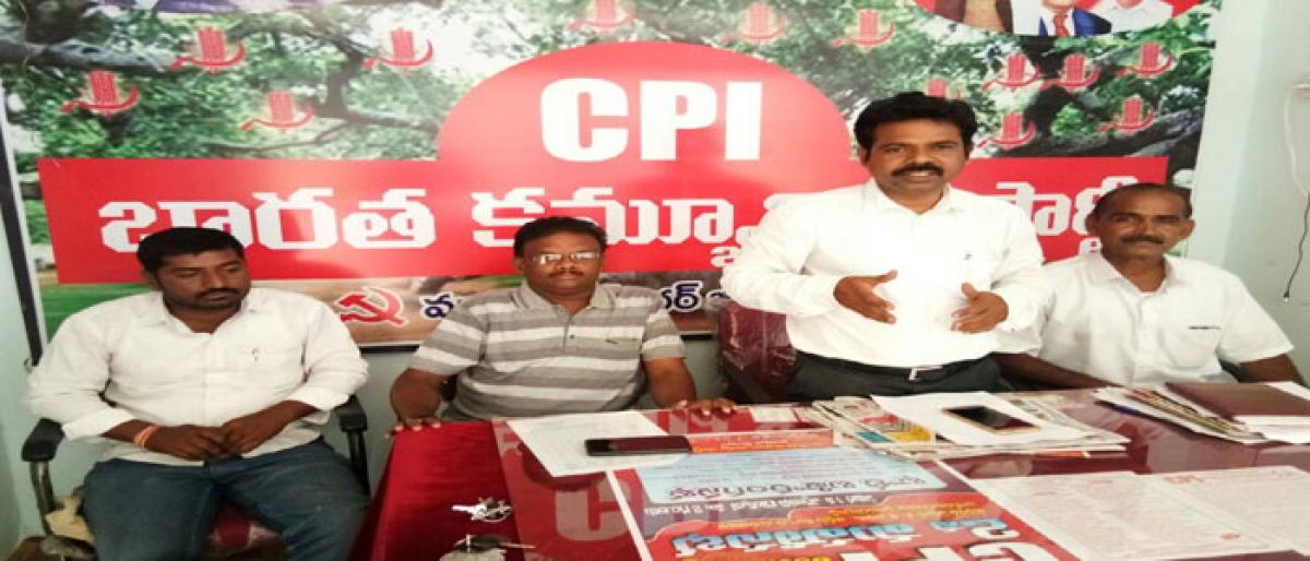 CPI demands compensation to rain-hit farmers