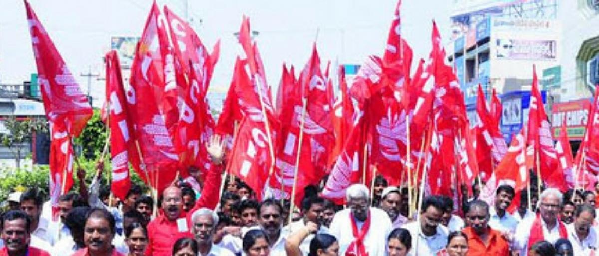 CPI threatens militant-type movement against KCR, Modi