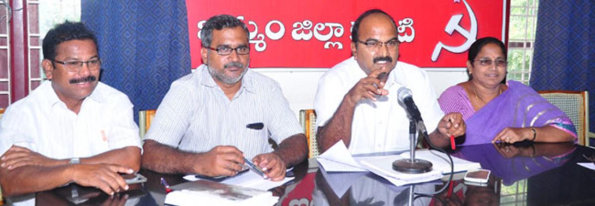 TRS suppressing Opposition voice: CPM