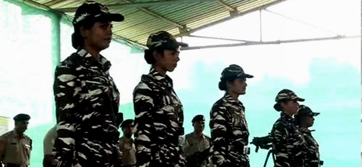 CRPF women commandos prepared to take on stone pelters