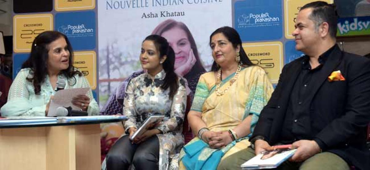 Gourmet Queen Asha Khatau back with her next book, NOUVELLE INDIAN CUISINE