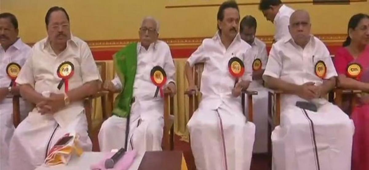 DMK condemns Centre, AIADMK over CMB formation