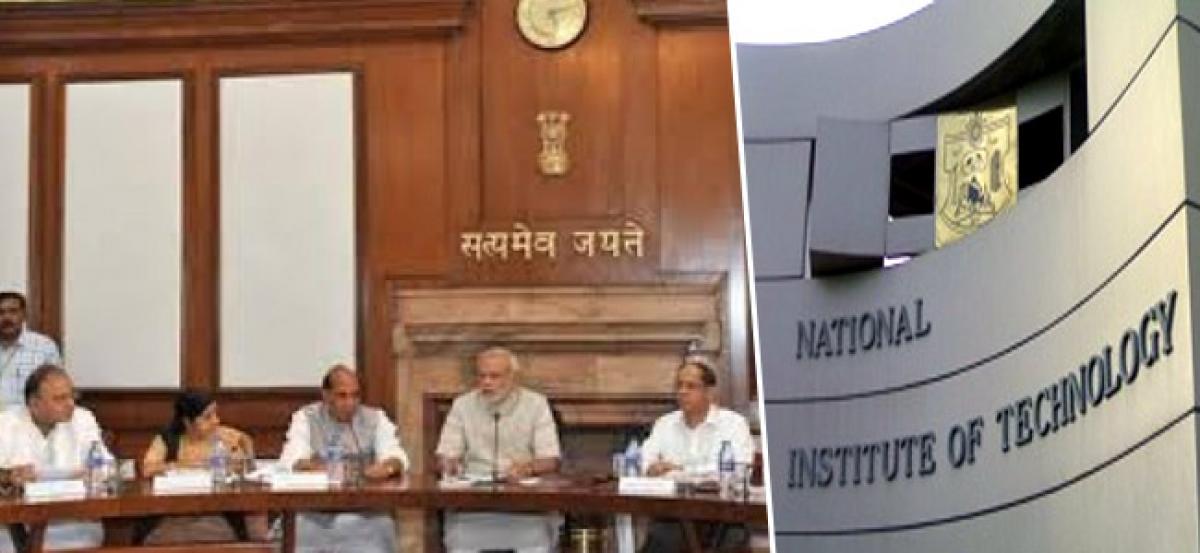 Cabinet approves creation of four key posts for NIT in Andhra Pradesh