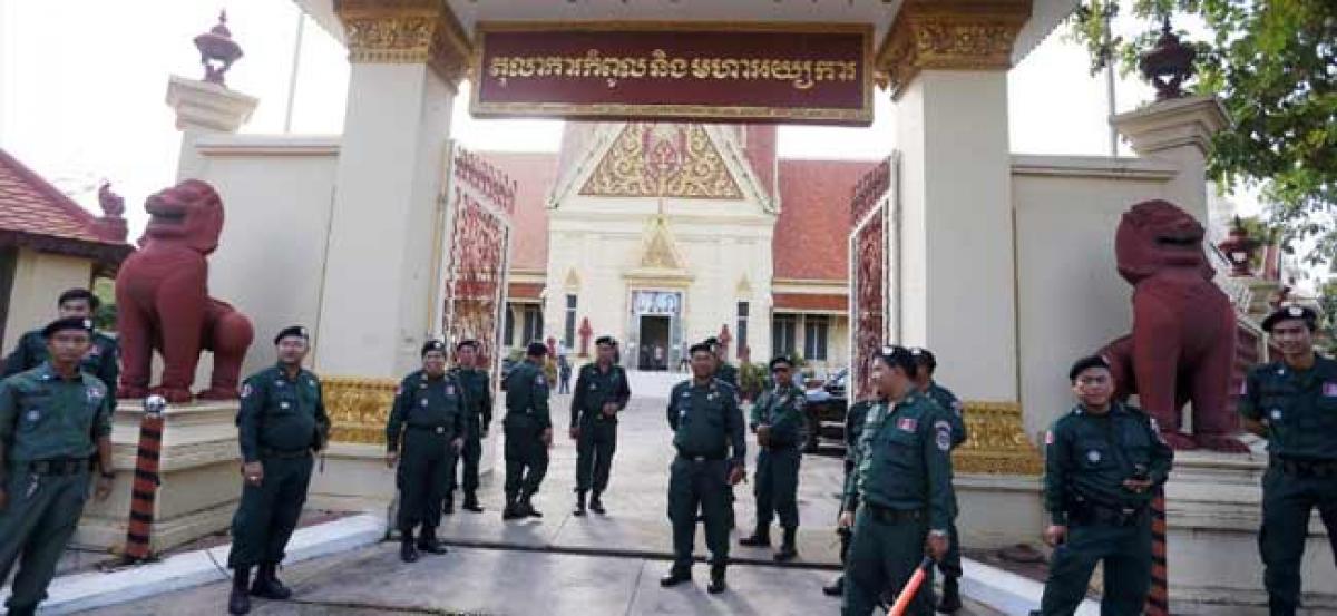 Cambodia faces U.S., EU action after banning opposition