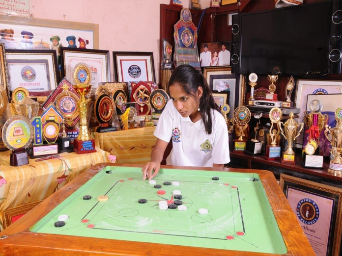 Carrom Queen Sameera recommended for Padmasri