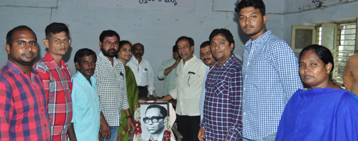 Dasarathi Krishnamacharyulu birth anniversary celebrated