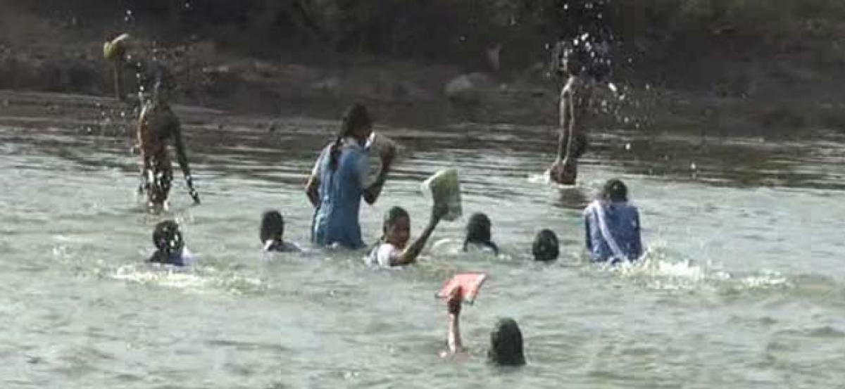 MP: Students cross forest area, river to attend school