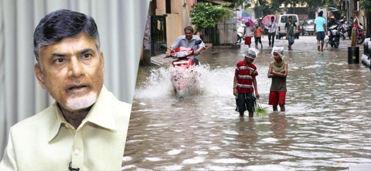 Chandrababu Alerts Officials On Heavy Rains In Coastal Andhra