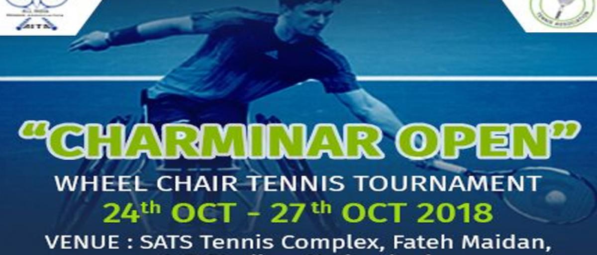 Hyderabad’s first wheelchair tennis tournament from October 24-27