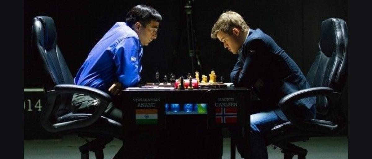 Anand holds Carlsen : stays in Contention for Top Honours