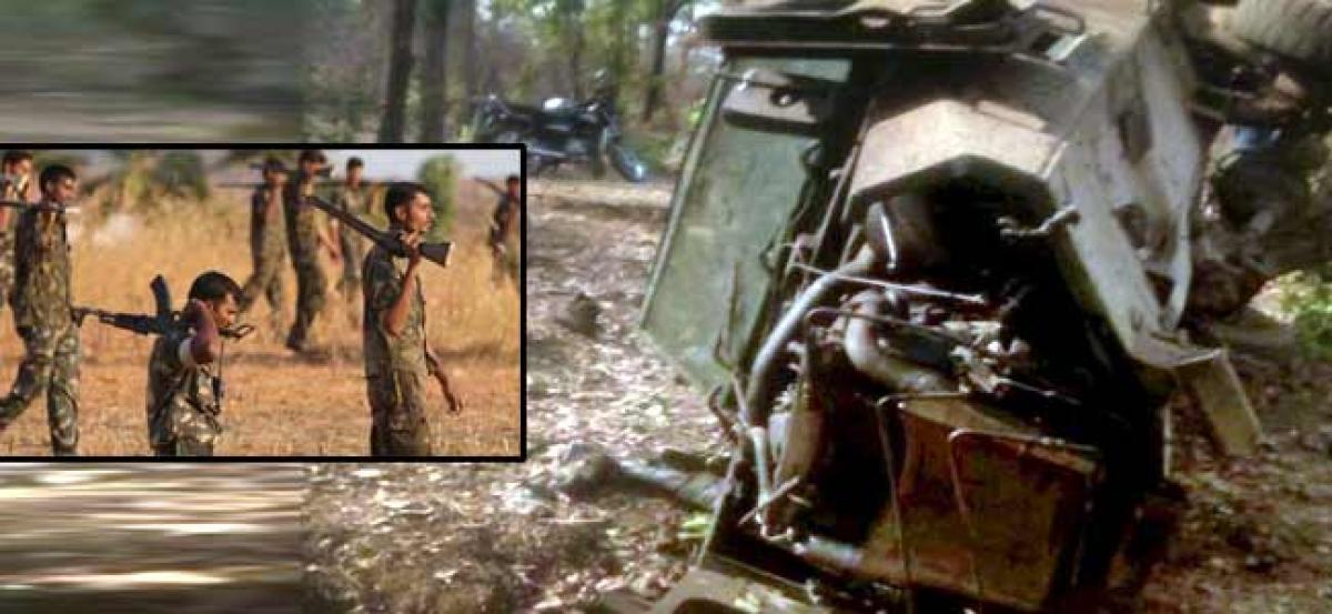 Chhattisgarh: 4 CRPF jawans killed as Naxals blow up mine-protected vehicle