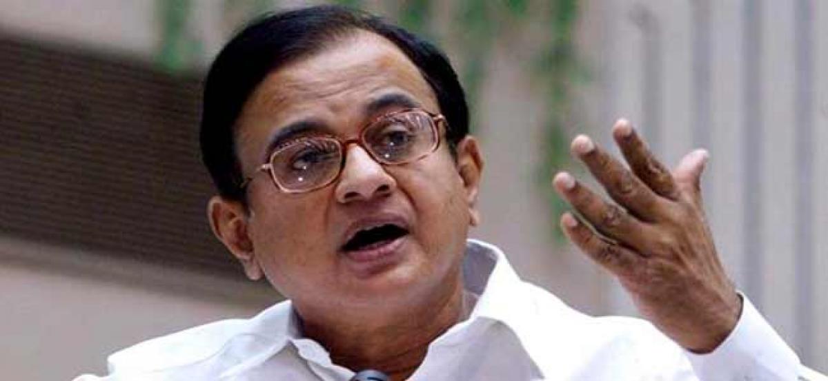 KCR failed to deliver what he promised: Chidambaram disappointed