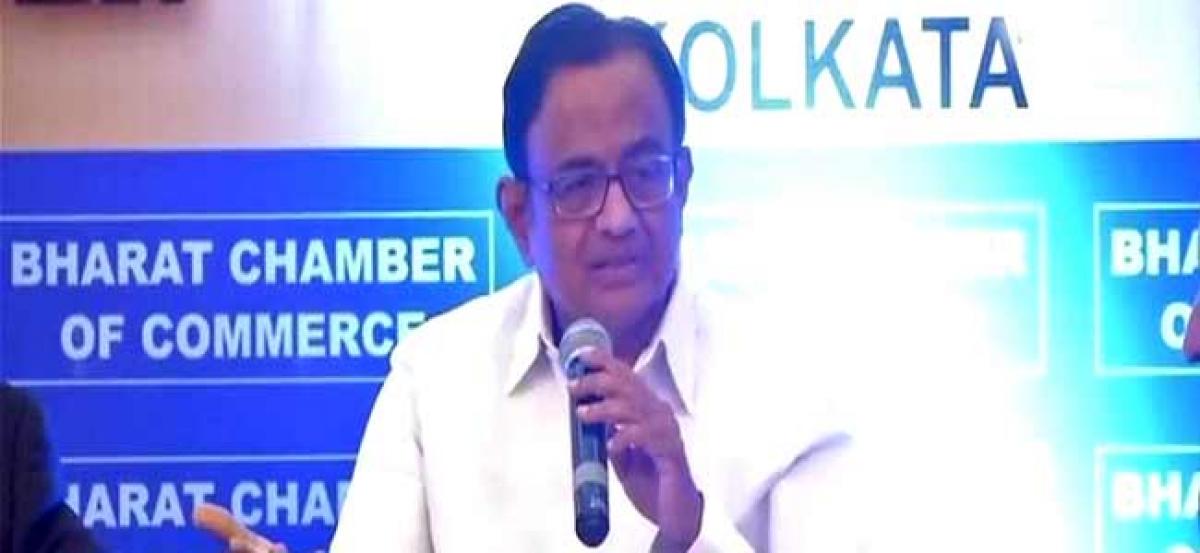 Chidambaram blames Centres 56 chaati approach for J-K turmoil