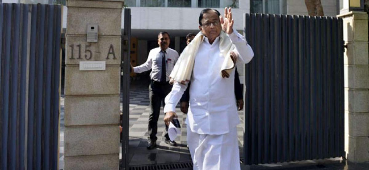 Direction of economy downwards under NDA govt, says P Chidambaram