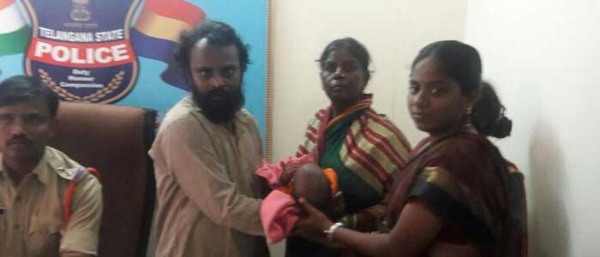 25-day-old baby handed over to ICDS