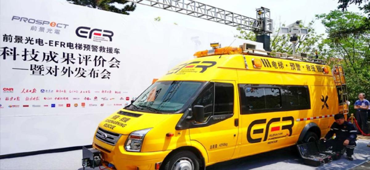 China develops elevator response vehicle