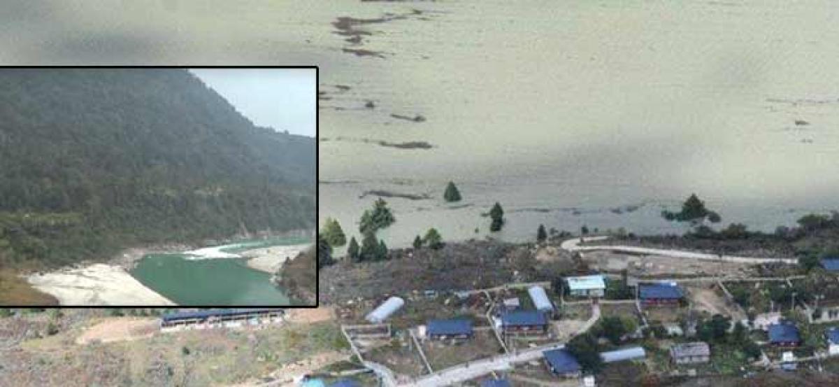 Landslide in China creates artificial lake, Arunachal Pradesh on alert