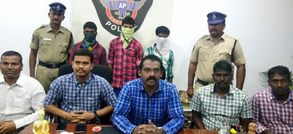 Two Maoists held; weapons seized