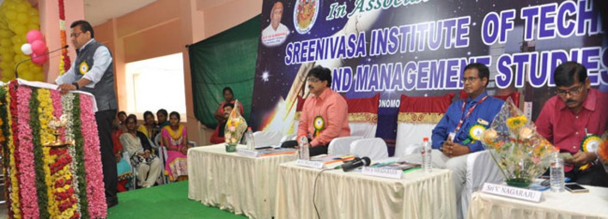 Space knowledge a must for students: Collector P S Pradyumna