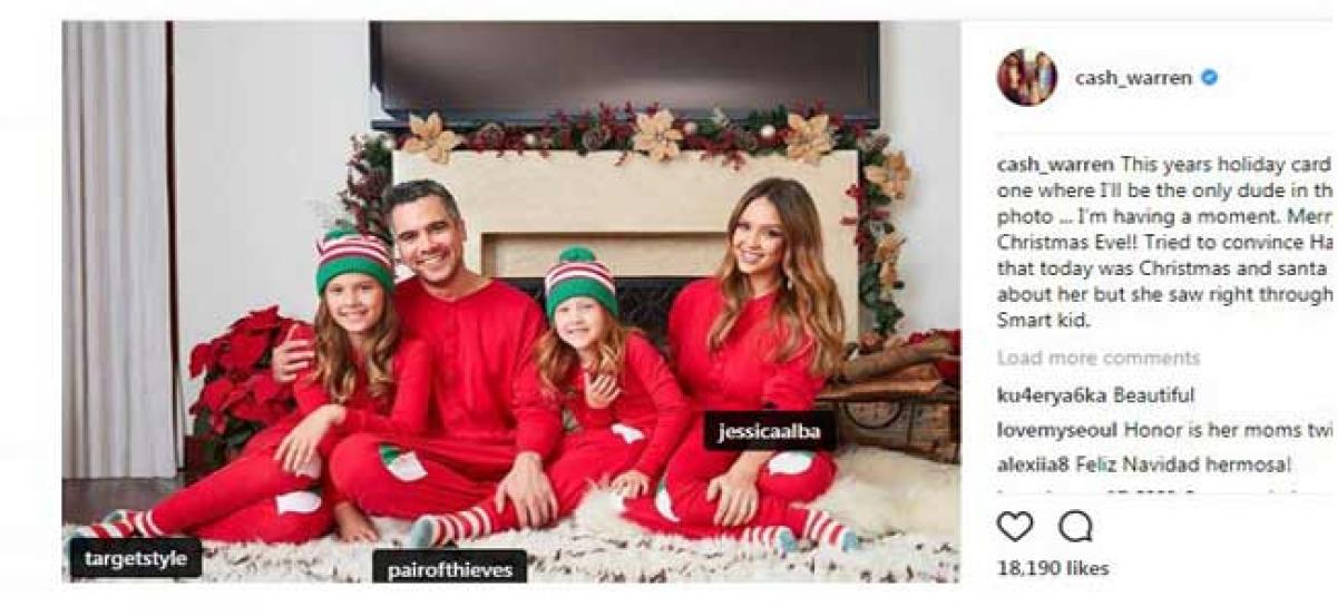 Check out Jessica Alba and familys adorable Christmas card