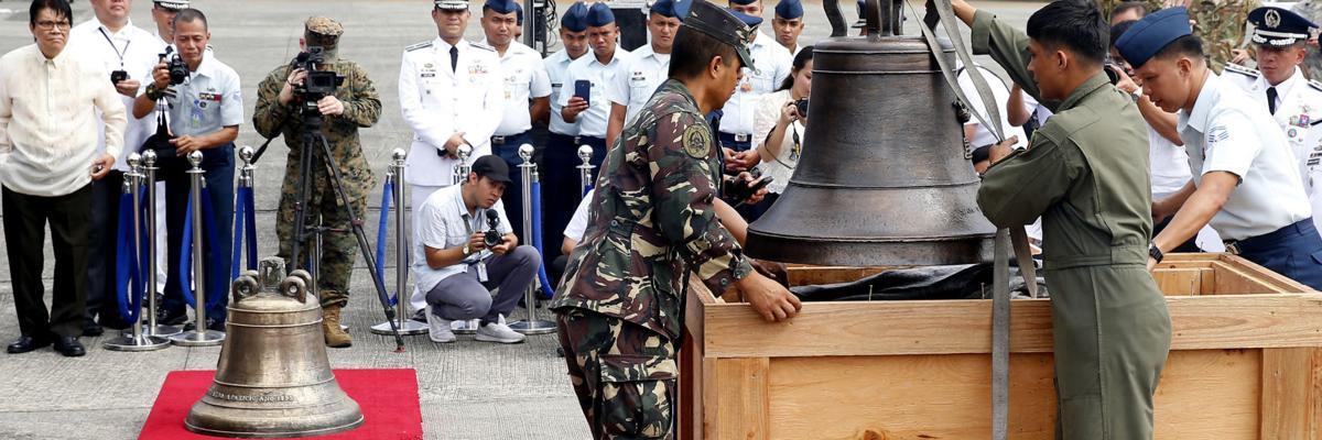 US returns 3 church bells seized from Philippines in 1901