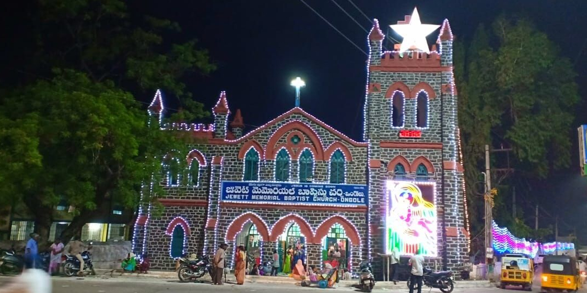 Christmas celebrated with great fervour and gaiety in Prakasam