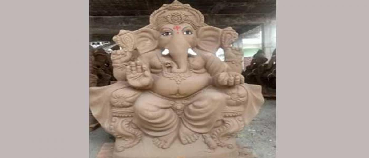 Come 2018, clay Ganesha to adorn Khairatabad