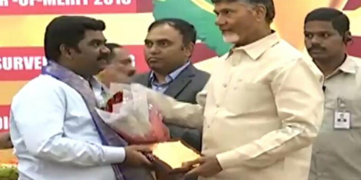 Collector feted for contribution to Vijayawada development