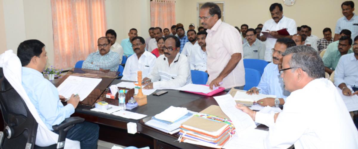 Officials told to speed up construction of the 2BHK houses in Suryapet