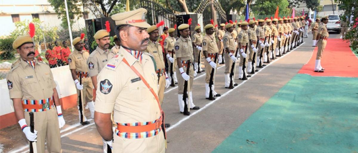 Police commemoration day observed in Ongole