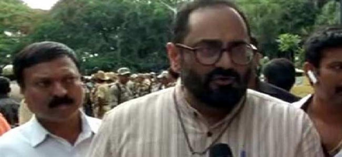 Obvious attempt by Congress, JD(S) to hijack peoples mandate: Rajeev Chandrasekhar