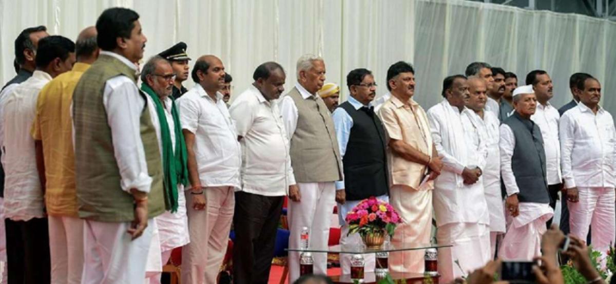 Karnataka: Denied ministerial berths, disgruntled Congress MLAs hold meetings