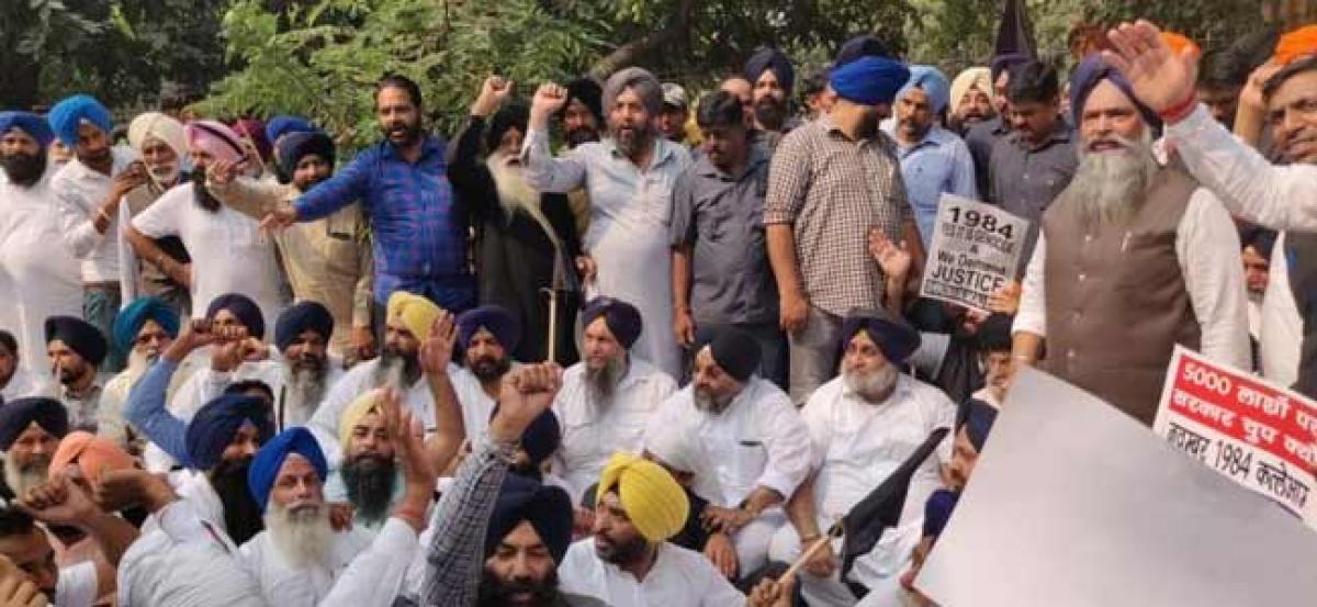 SAD takes out protest march to seek justice for 1984 anti-Sikh riots victims