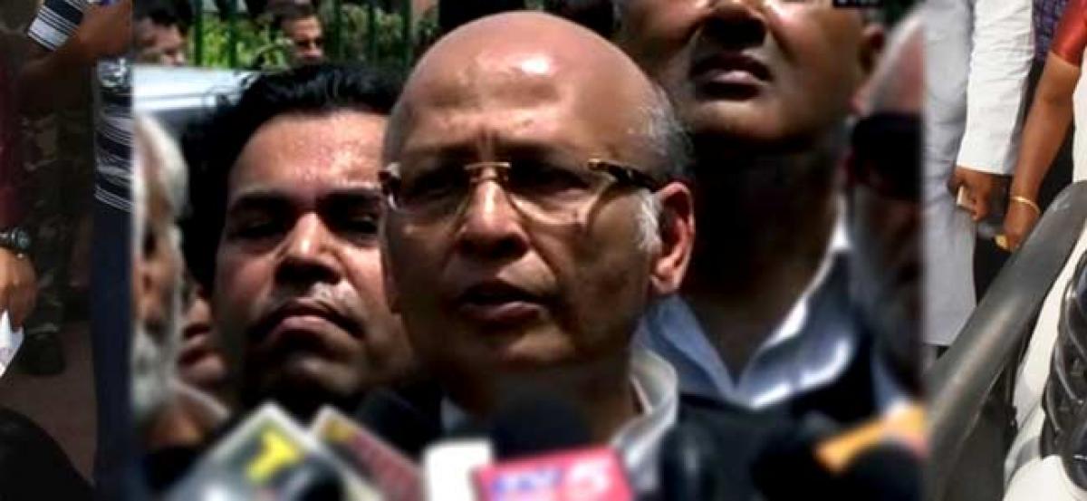 Congress Singhvi pins hope on live streaming of floor test