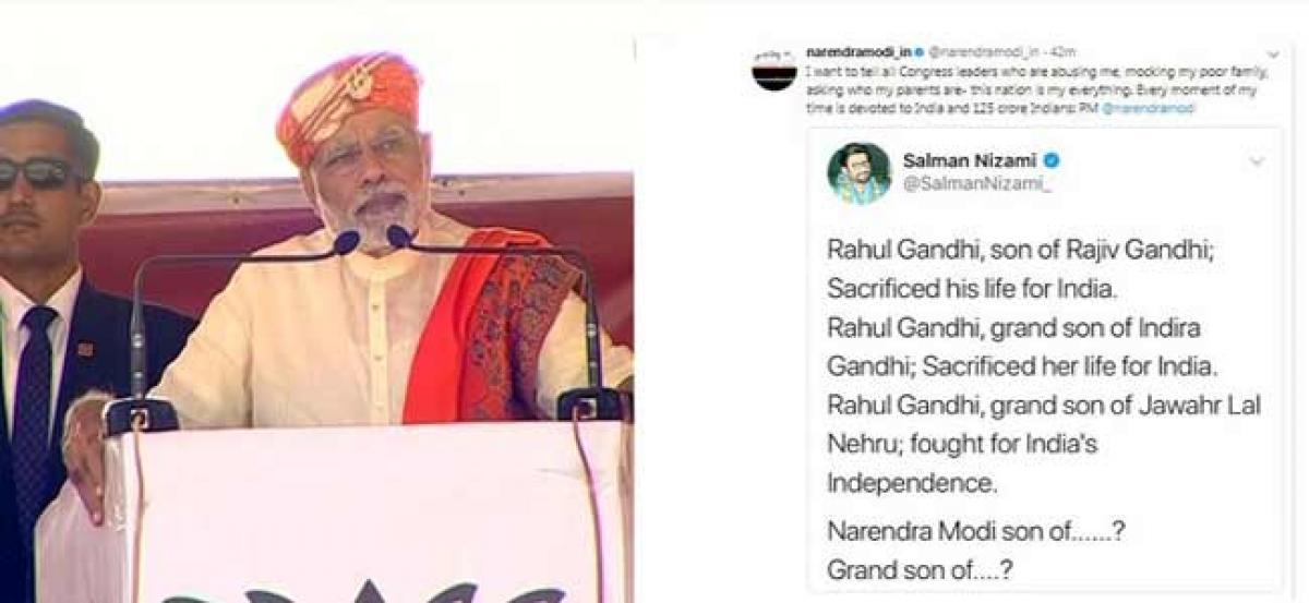 India is my everything: PM Modi responds to Youth Congress leaders Twitter diatribe