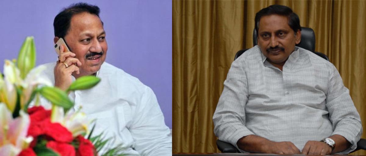 DS, Kiran Kumar Reddy to rejoin Congress?