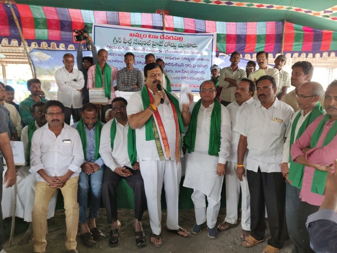 Ponguleti Sudhakar Reddy demands justice to farmers