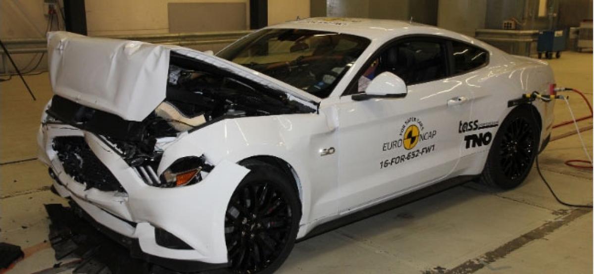 Crash Tested Again: Ford Mustang Scores 3-Star Euro NCAP Rating