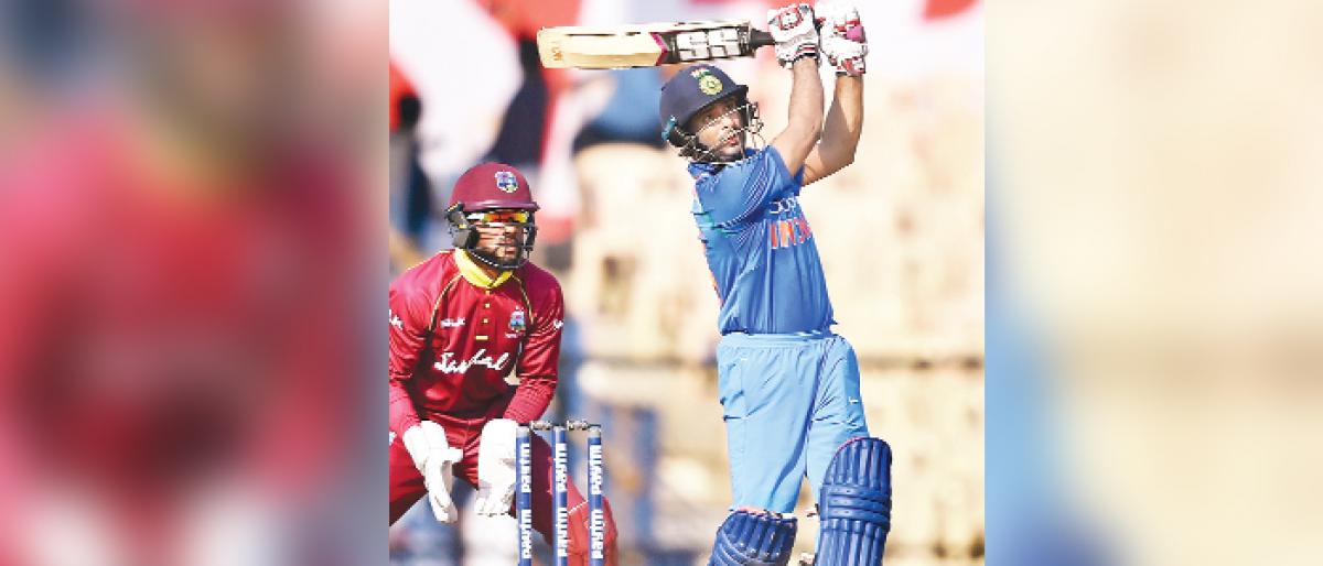 Rohit, Rayudu tons trounce Windies