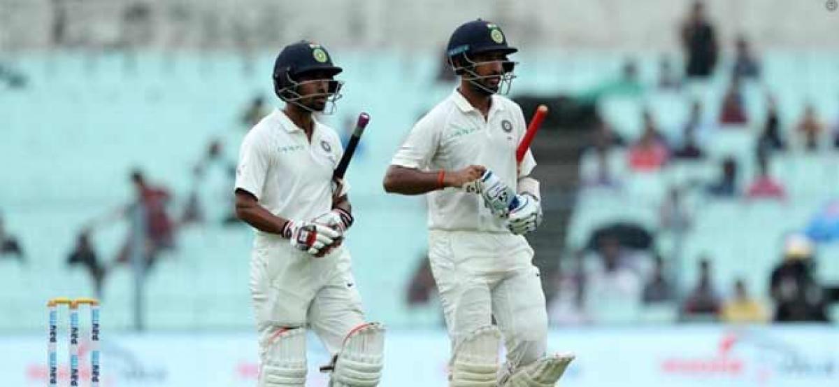 Cricket: Gutsy Pujara defies rampaging Sri Lanka in Kolkata test