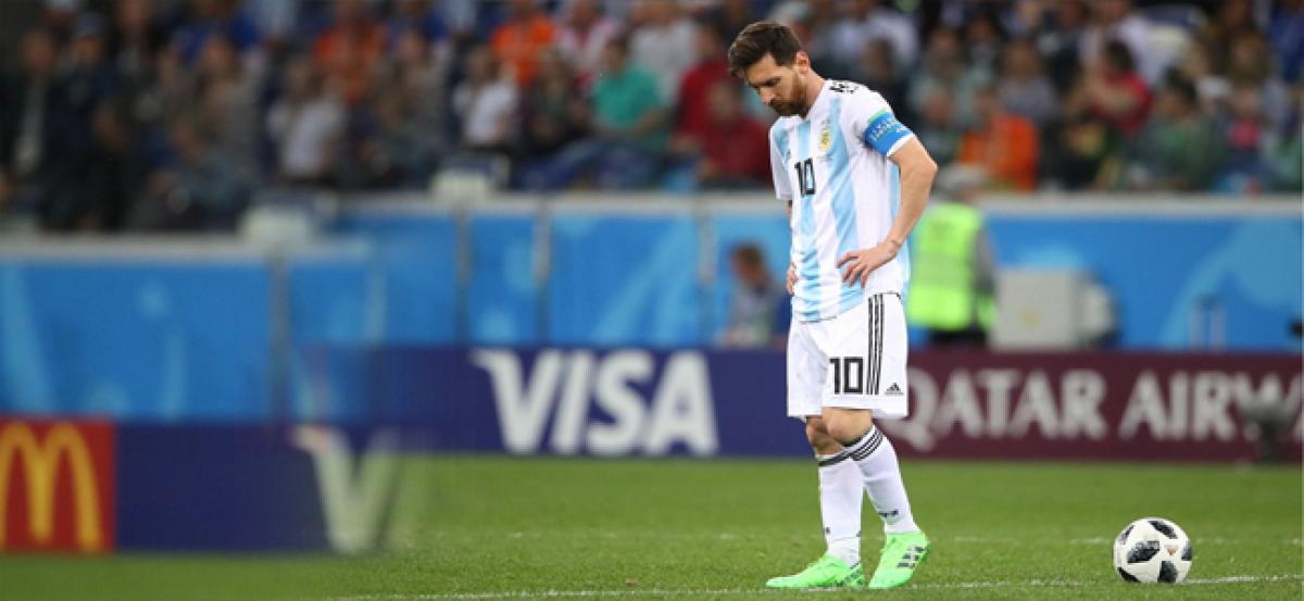 Argentina out of the football World cup. Messi magic fails against Croatia