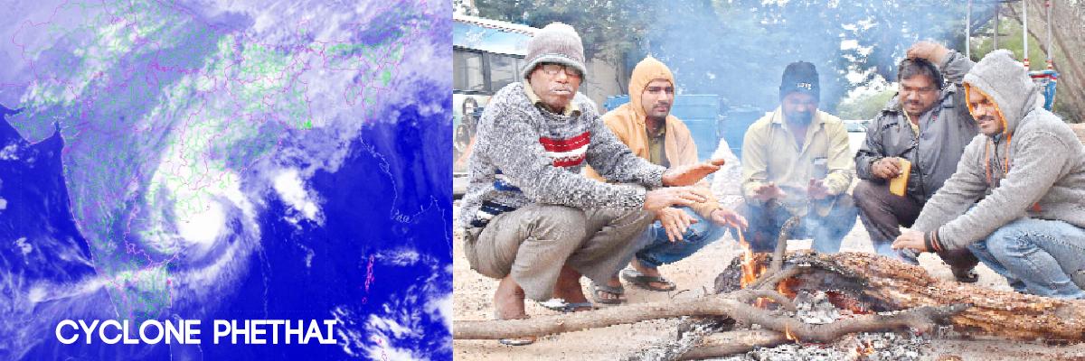 Cyclone Phethai makes Hyderabad shiver at 150 C