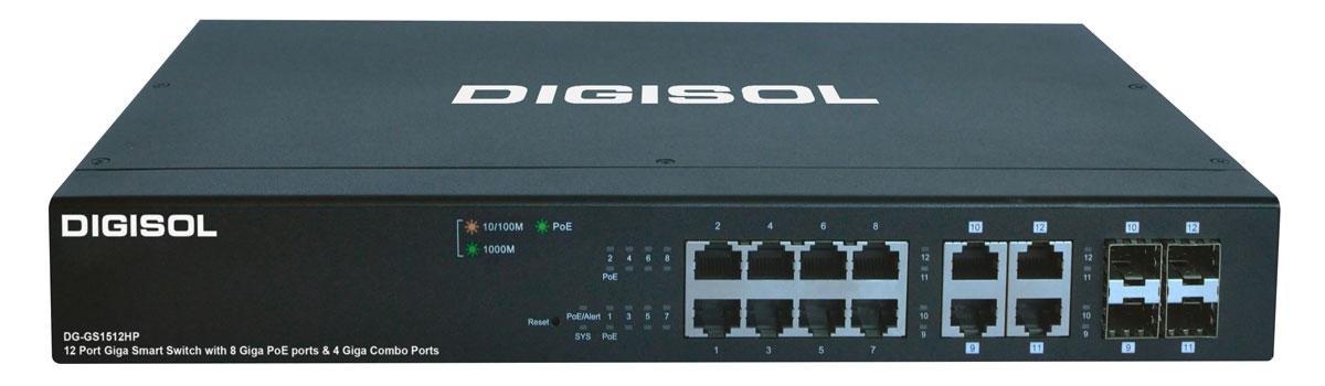 DIGISOL launches Web Managed Gigabit Ethernet PoE Switch with SFP slots