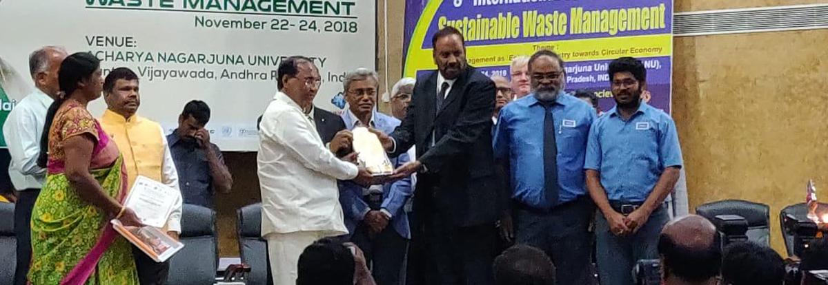 Divis bags Icon Sustainable Waste Management Excellence Award-2018
